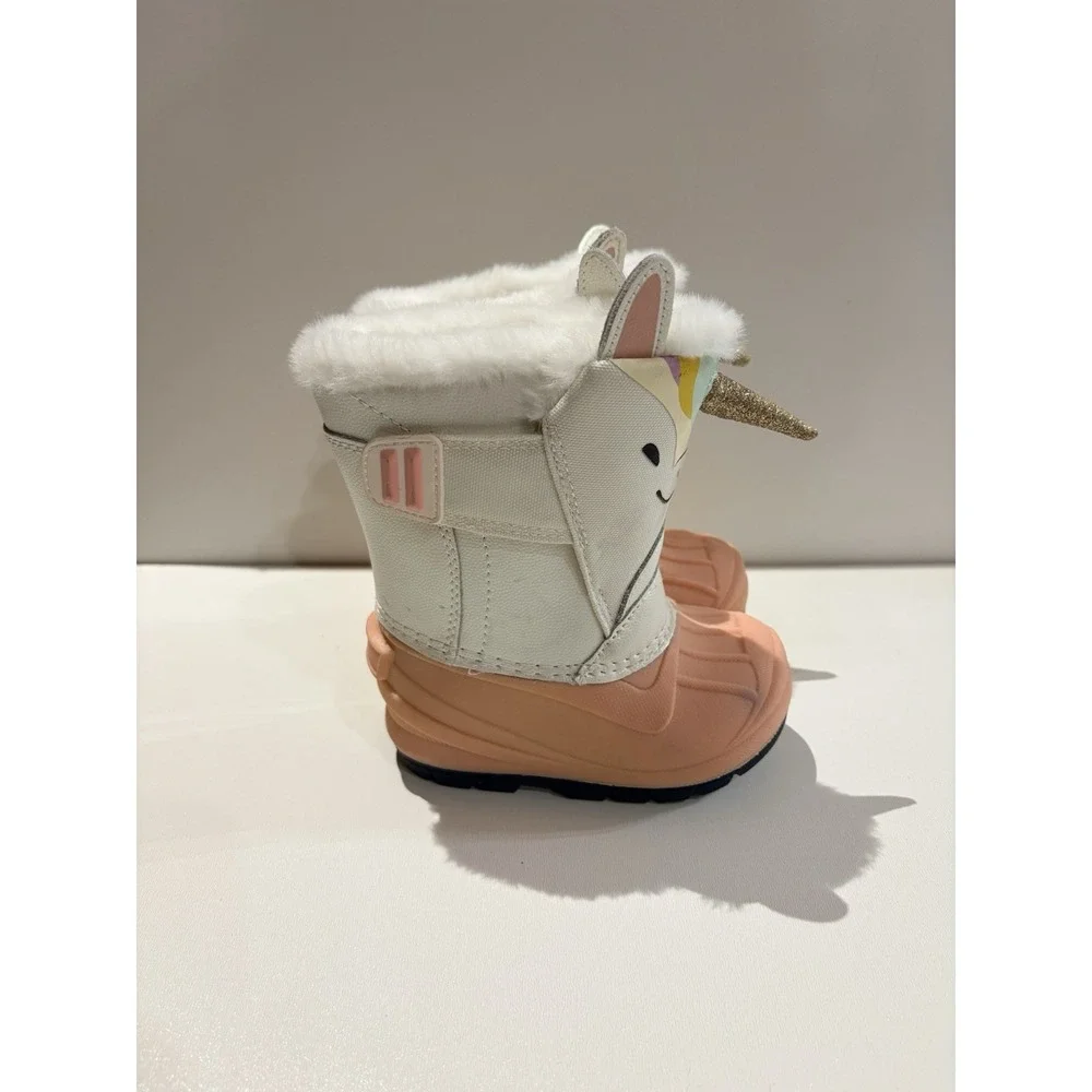 Toddler Frankie Unicorn Winter Boots White/Pink - Cat & Jack - SIZE 5 NWOT